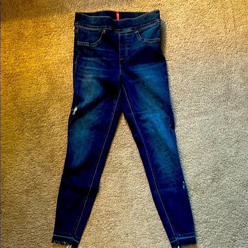 SPANX Dark Blue Skinny Jeans